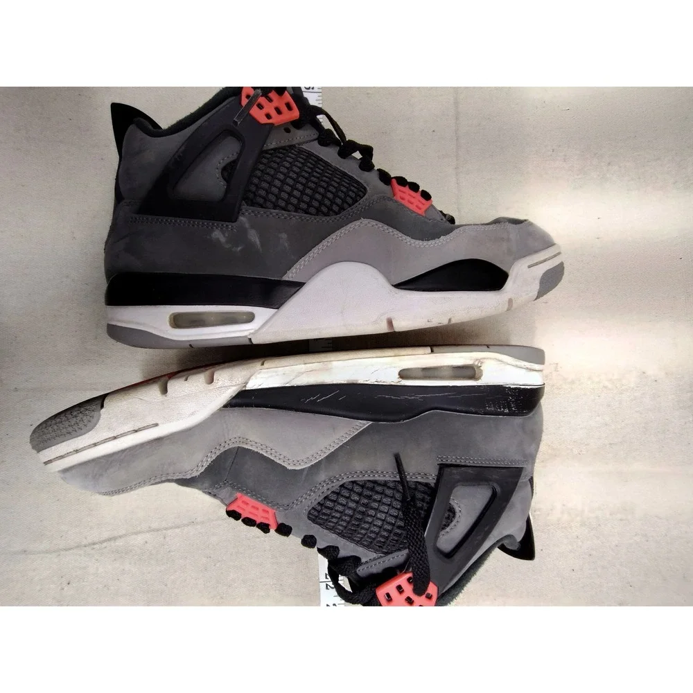 Nike Air Jordan 4 Retro Infrared Grey Black DH6927-061 Mens Size 11.5‎